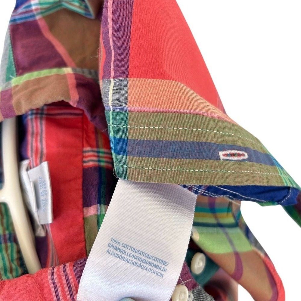Ralph Lauren Baby Boys Plaid Button-Down Shirt 6-9 Months Multicolor - Picture 4 of 7
